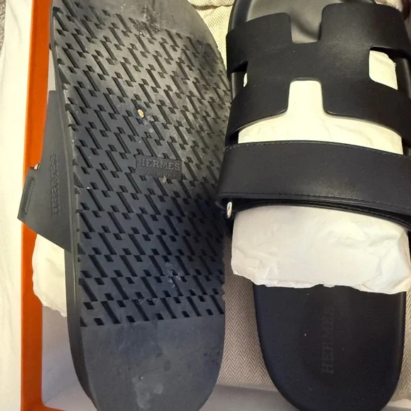 Hermes chypre Black Sandals - Picture 4 of 5